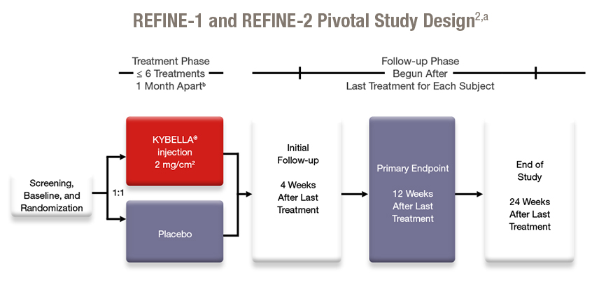 Refine-1 and Refine-2 Pivotal Study Design.